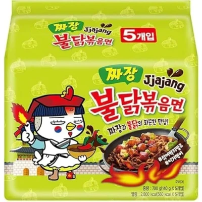 Image of Samyang Hot Chicken Flavor Ramen Jjajang (Pack of 5)
