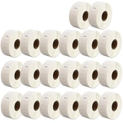Image of Yellow Yeti 20 Rolls 11352 S0722520 25 x 54mm Address Labels Compatible with DYMO LabelWriter 4XL 450 400 330 320 310 Duo/Turbo/Twin Turbo Seiko SLP 430 420 410 200 100 500 per Roll