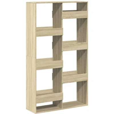 Image of vidaXL Bookcase Sonoma Oak 100x33x175 cm Engineered Wood