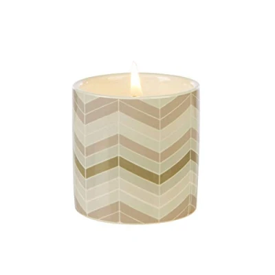 Image of Fired Earth by Wax Lyrical Small Candle Darjeeling &amp; Damask Rose