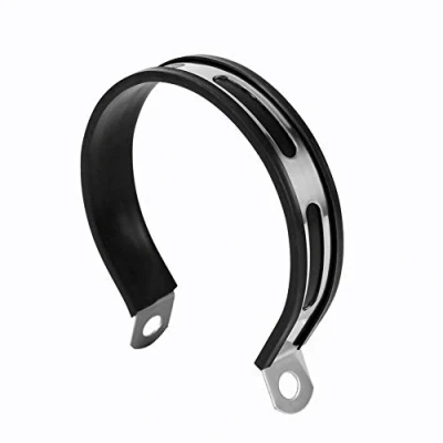 Image of Exhaust Pipe Bracket, Universal Stainless Steel Motorcycle Muffler Bracket Silencer Hanger Mount