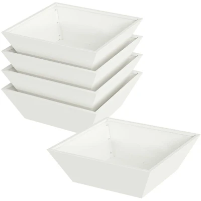 Image of 5 pcs White 50 x 15 cm Steel Vidaxl