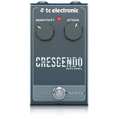 Image of TC Electronic Crescendo AUTO SWELL Responsive Pedal with 2 Knob Interface for Haunting Guitar Line Manipulation