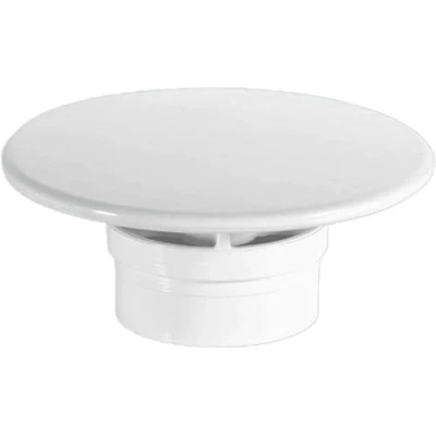 Image of McAlpine 1�&quot; Mushroom Flange for Trap 70mm White Plastic STW70WHM