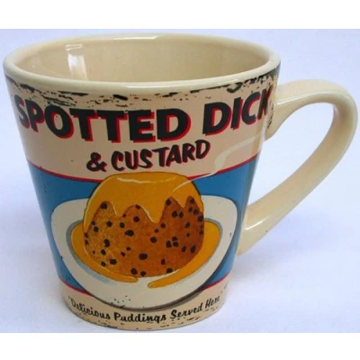Image of Martin Wiscombe 1 Piece Stoneware Large Mug Spotted Dick, Assorted Colors