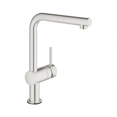 Image of GROHE Minta Touch Electronic Single Lever Sink Mixer 1/2&quot; Supersteel 31360DC1