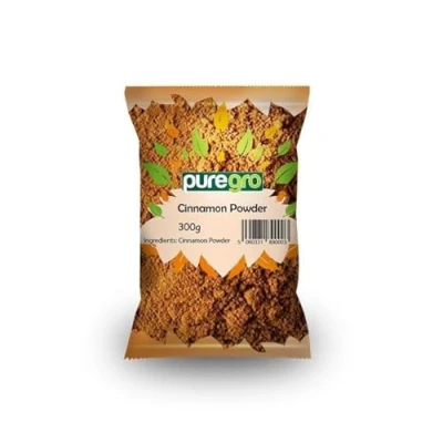 Image of Puregro Cinnamon Powder 300g PACK OF 1 Ground Canela en Polvo Gently Dried and Aromatic &amp; Flavorful Spice Premium Quality Product by Puregro.