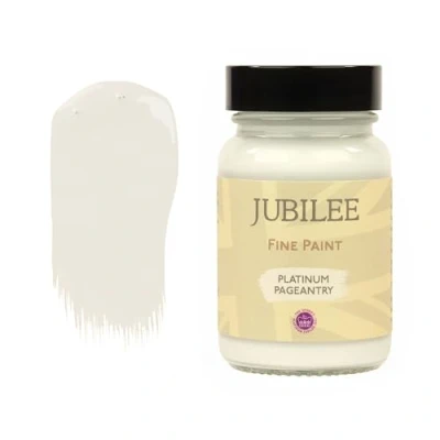 Image of Guild Lane Jubilee Fine Paint Platinum Pageantry Furniture, Metal, Fabric, Glass &amp; More Indoor Outdoors Water Based Acrylic 60ml Jar