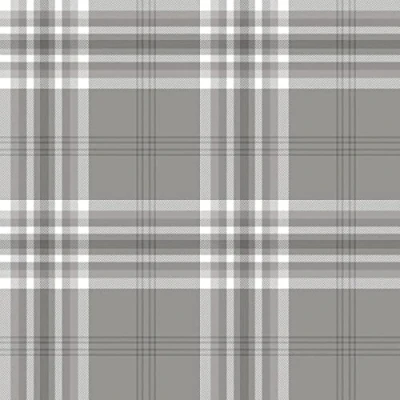 Image of Catherine Lansfield Kelso Check Wallpaper Natural