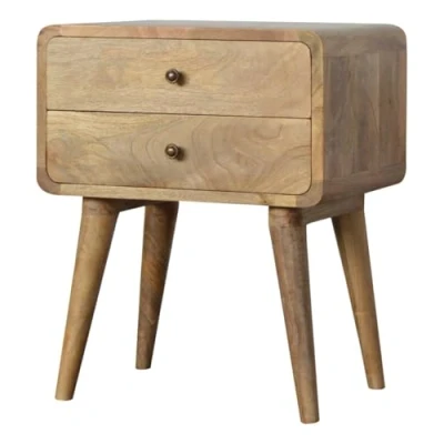 Image of Artisan Furniture Cabinet, Mango Wood, Oak ish, Single