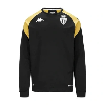 Image of Kappa Sweatshirt ALDREN PRO 7 MONACO 23 24, Black/Gold, L, Men