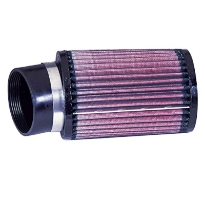 Image of K&amp;N Universal Clamp On Air Filter: High Performance, Premium, Washable, Replacement Engine Flange Diameter: 2.75 In, Filter Height: 6 Length: 2 Shape: Round, RU 3190