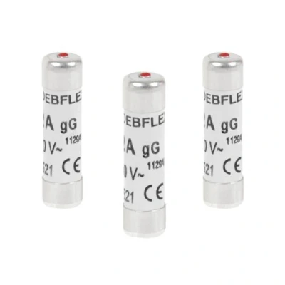 Image of Debflex 715316 3 Fuses with Indicator 8.5 x 31.5 mm 16 A 380 V