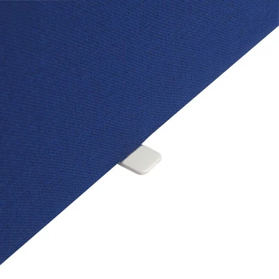 Image of Jemini Blue 1800mm Straight Desk Screen (Dimensions x 28mm 400mm) KF78982