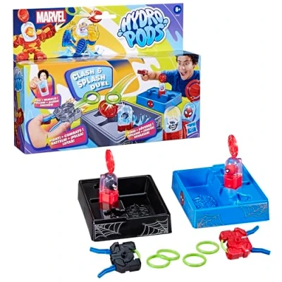Image of Hydro Pods Marvel Clash &amp; Splash Duel, Water Activated Battle Toy