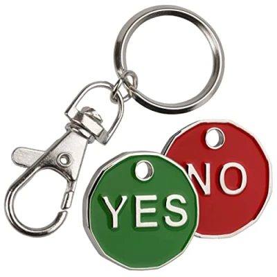 Image of Harts 1 unit New Shape £1 coin Trolley Tokens Keyrings Supermarket Locker (NO YES)