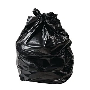 Image of JANTEX 200 x Standard Duty Bin Bags Black General Waste 80Litre Refuse Sacks Liners