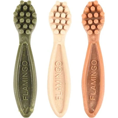 Image of Flamingo F Veggie Toothbrush 10CM 8PZS Mix Display