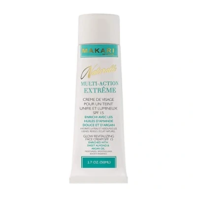 Image of Makari Naturalle Multi Action Extreme Skin Lightening Cream 1.7oz Moisturizing &amp; Whitening Face with Argan Oil SPF 15 Hydrating Regulating Treatment for Acne, Dark Spots