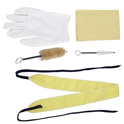 Image of Trumpet Cleaning Set, RiToEasysports 5 in 1 Brushes Set Musical Instrument Maintenance Care Kit Accessories Playing