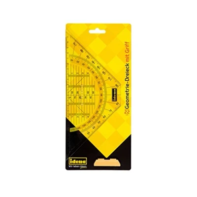 Image of IDENA 602043 Geo Set Square with Handle 22 cm