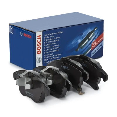Image of DG9C2001BF Brake pad set BOSCH 0 986 494 744 Low Metallic FORD: Mondeo 5, S Max Mk2, 5 Kombi