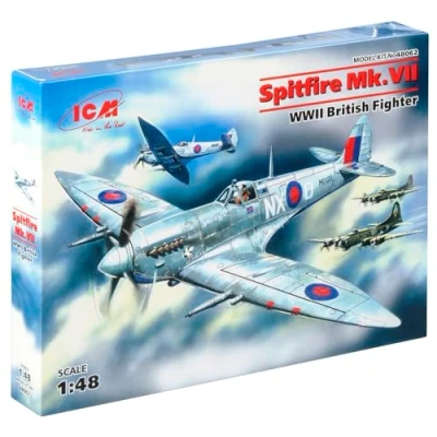 Image of ICM ICM48062 1:48 Spitfire Mk.VII, WWII British Fighter