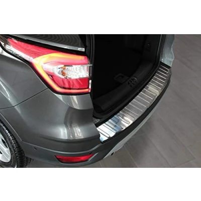 Image of Recambo Boot Sill Protector Stainless Steel Chrome Compatible with Ford Kuga II DM2 from 2012 Premium Quality