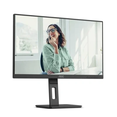 Image of AOC Q27P3CV 27 Inch QHD Monitor, 75Hz, IPS, Height Adjust, Speakers, USB HUB, C PD 65W, Flicker Free (2560x 1440 100Hz, HDMI 2.0 / DP 1.4 3.2)