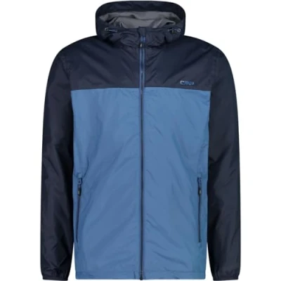 Image of CMP Man Jacket Rain Fix Hood, Dusty Blue, 48