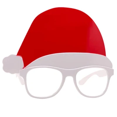 Image of Toyland® Novelty Santa Glasses Christmas Party Dress Up Stocking Fillers Eve Boxes
