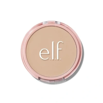Image of e.l.f. Halo Glow Powder Filter, Pressed Finishing Powder, Buildable Coverage, Crease Resistant, Blurs the Appearance of Pores, With Velour Puff and Mirror, Vegan &amp; Cruelty Free, Light Neutral