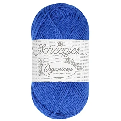 Image of Scheepjes Organicon 252 Blue Orchid Yarn 1x50g