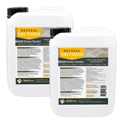 Image of Smartseal Natural Stone Sealer Dry Finish 5 Liter Pack of 2