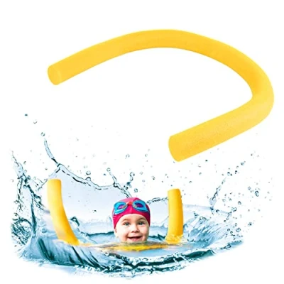 Image of Swimming Pool Noodle for Kids and Adults Foam Swim Float Aid Pack of 1/2 or 3 Strong Flexible Floatation Device 1.5m Aerobics Water Sports Learning (Multicolor, 1)