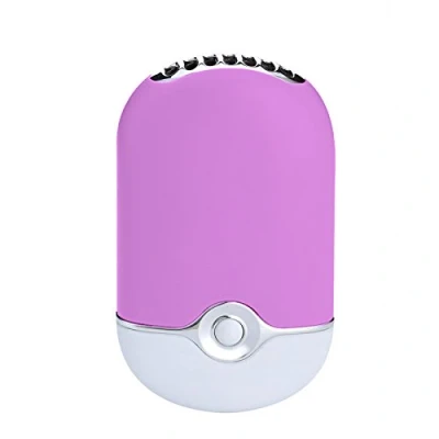 Image of ThreeH USB Fan Silent Mini Air Conditioner Travel Handheld Rechargeable Purifier Humidifier Cooling F015,Purple