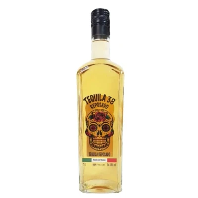 Image of Tequila 38 Reposado Made in Jalisco Pure Mexican 38% vol. 70cl Destilerias Espronceda
