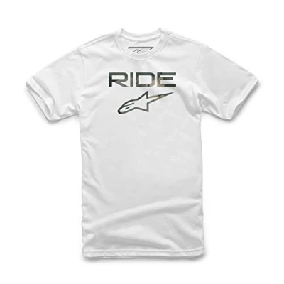 Image of Alpinestars Men&#039;s Ride 2.0 Camo T Shirt, (White 20), X Large (Size: XL)