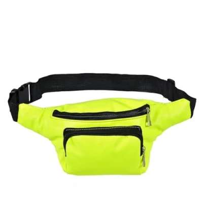 Image of Glowtopia Neon Bum Bags Festival Party Fancy Dress Fanny Pack Bumbag Yellow