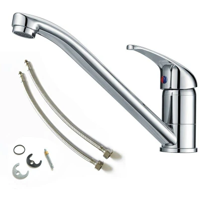 Image of Taylor &amp; Moore Single Lever Kitchen Sink Mixer Tap with Swivel Spout