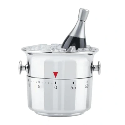 Image of nobrands 60 Minute Stainless Steel Kitchen Timer, Silver, Kleine Größe