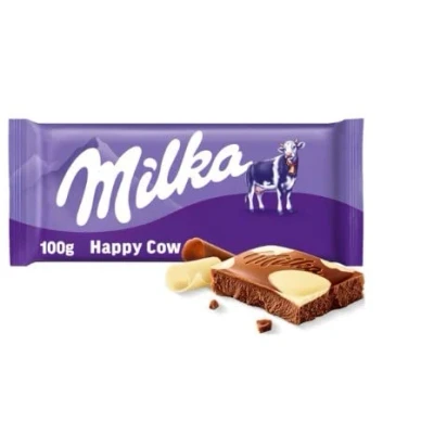 Image of Milka Happy Cows Chocolate 100g (5 Bars) Delicious Tasty And Twisty Treat Gift Hamper For Birthday,Christmas Sold By Kidzbuzz