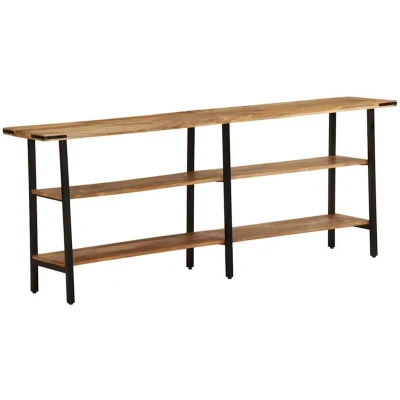 Image of vidaXL Console Table 180x35x70 cm Solid Wood Mango
