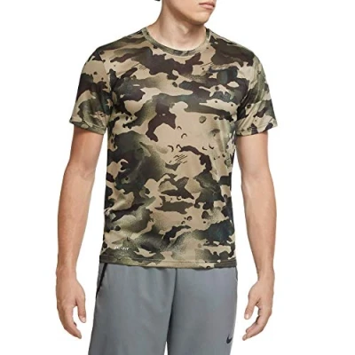 Image of Nike Dry Leg Camo AOP T Shirt Mystic Stone/Black XL