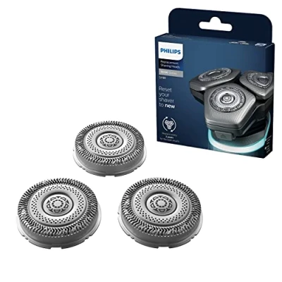 Image of Philips SH91/50 Shaver Series 9000 Replacement Shaving Heads Dual SteelPrecision Blades Fits S9000 (S9xxx) Not Compatible w/Older Silver, (Replaces SH90/70, SH98/70, and SH98/80)