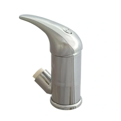Image of Shower Mixer Roma Tap Chrome 12V Micro Switched Hot &amp; Cold for Caravan Motorhome Boat