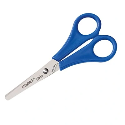 Image of Dahle Office Technology Scissors Kids Round Blue 5 Inch (13 cm)