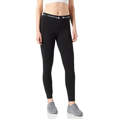Image of Champion Women&#039;s American Classics Crop Leggings, Black, S