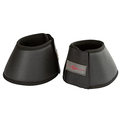 Image of Covalliero Kerbl Protecto 3222158 Bell Boots Black Pair Shetland Pony