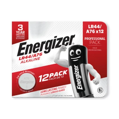 Image of Energizer Pack of 12 Special Batteries LR44/A76, Alkaline Batteries, No Mercury Added and Power for Small Devices